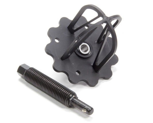 Spring Cup - Upper - Bolt-On - Swivel - 4 in Tall - 1-8 in Thread - 4 in Jack Bolt Included - Steel - Black Paint - 5 in Springs - Each