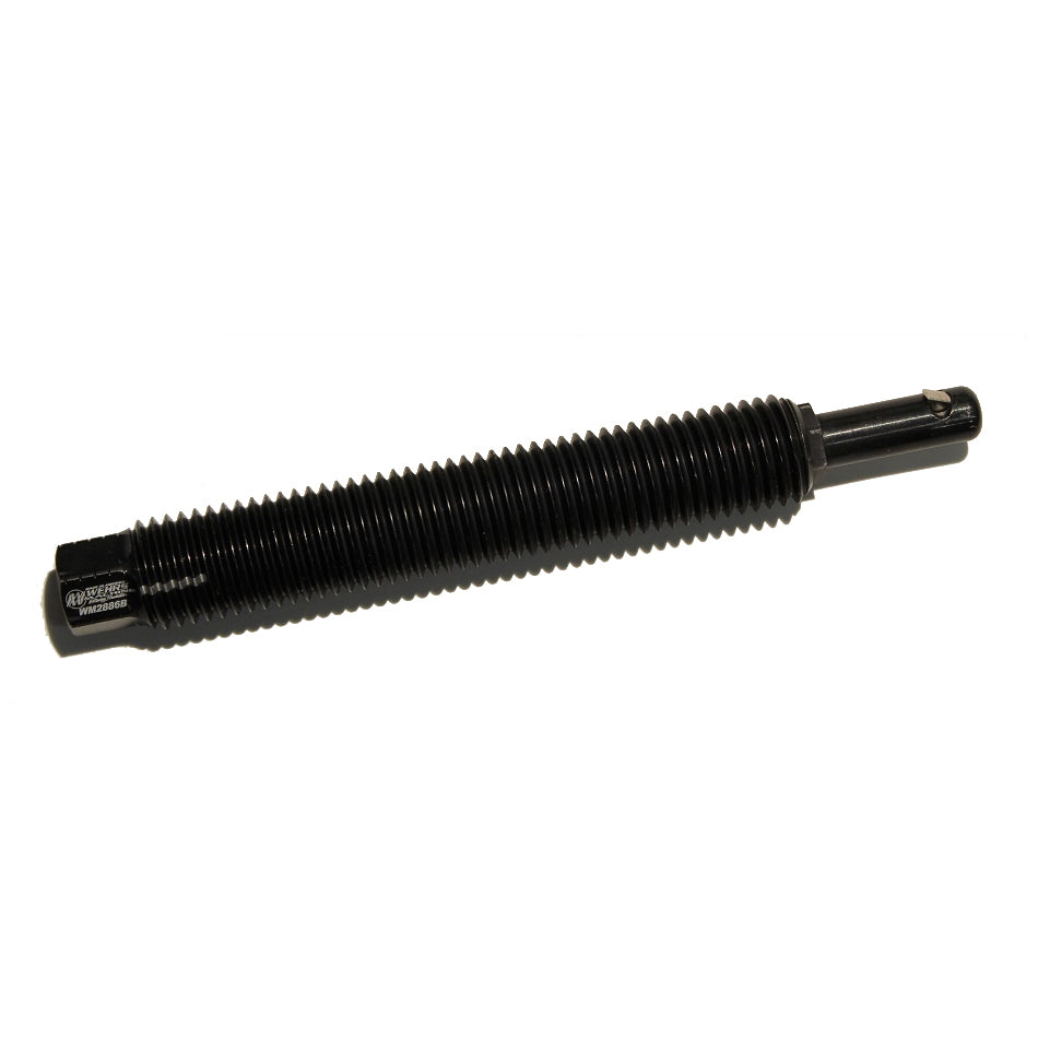 Jack Bolt - 1-8 in Thread - 6 in Long - Quick Release Pin Included - Steel - Black Powder Coat - Each