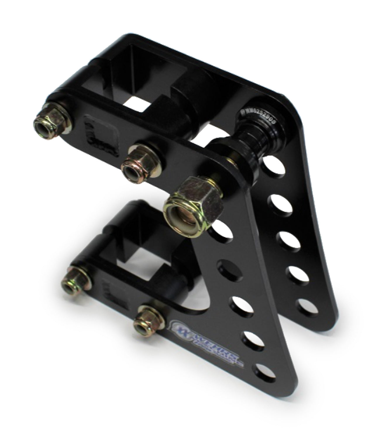 Torque Link Bracket - Bolt-On - Steel - Black Powder Coat - 1-1/2 in Square Tube - Each