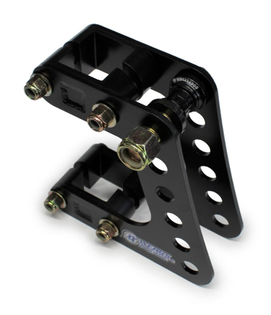 Torque Link Bracket - Bolt-On - Steel - Black Powder Coat - 1-1/2 in Square Tube - Each