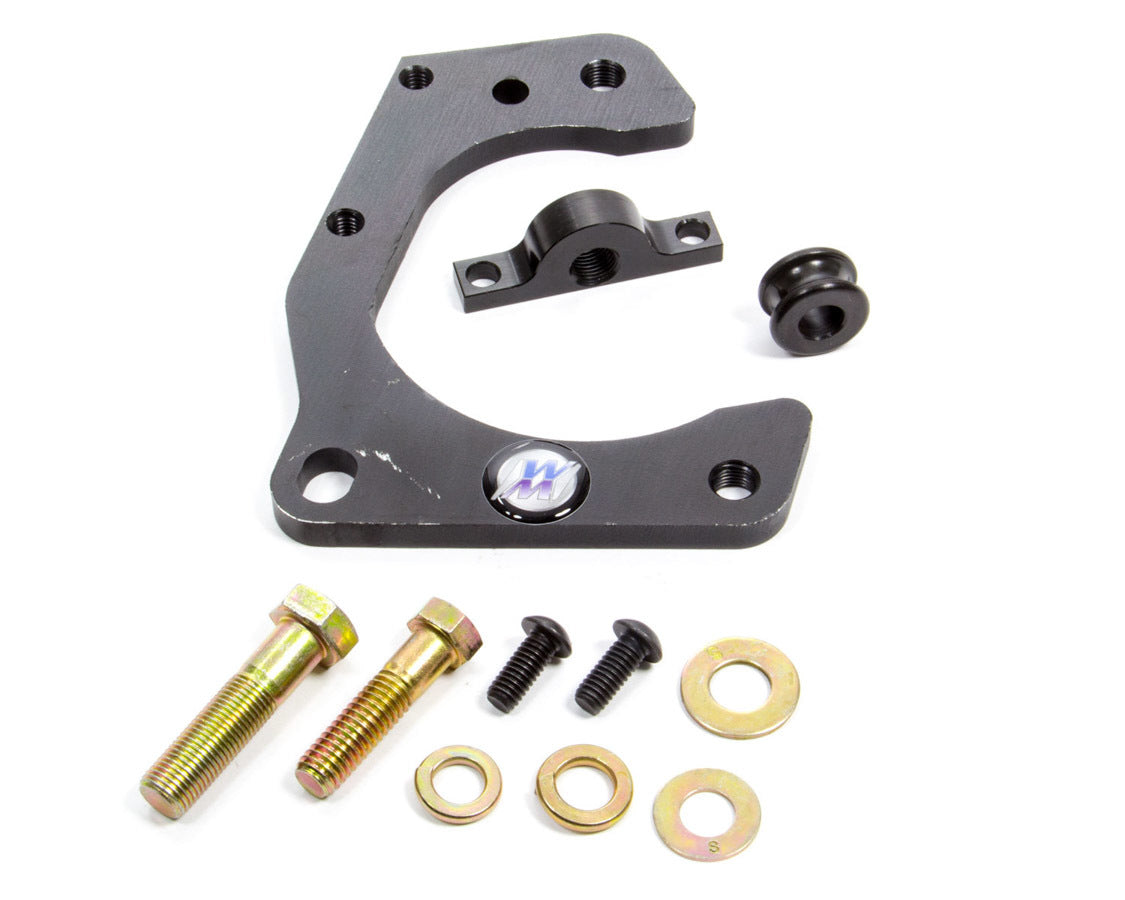 Brake Caliper Bracket - Rear - Driver / Passenger Side - Bolt-On - Steel - GM Metric Caliper - Mustang II / Pinto - Each