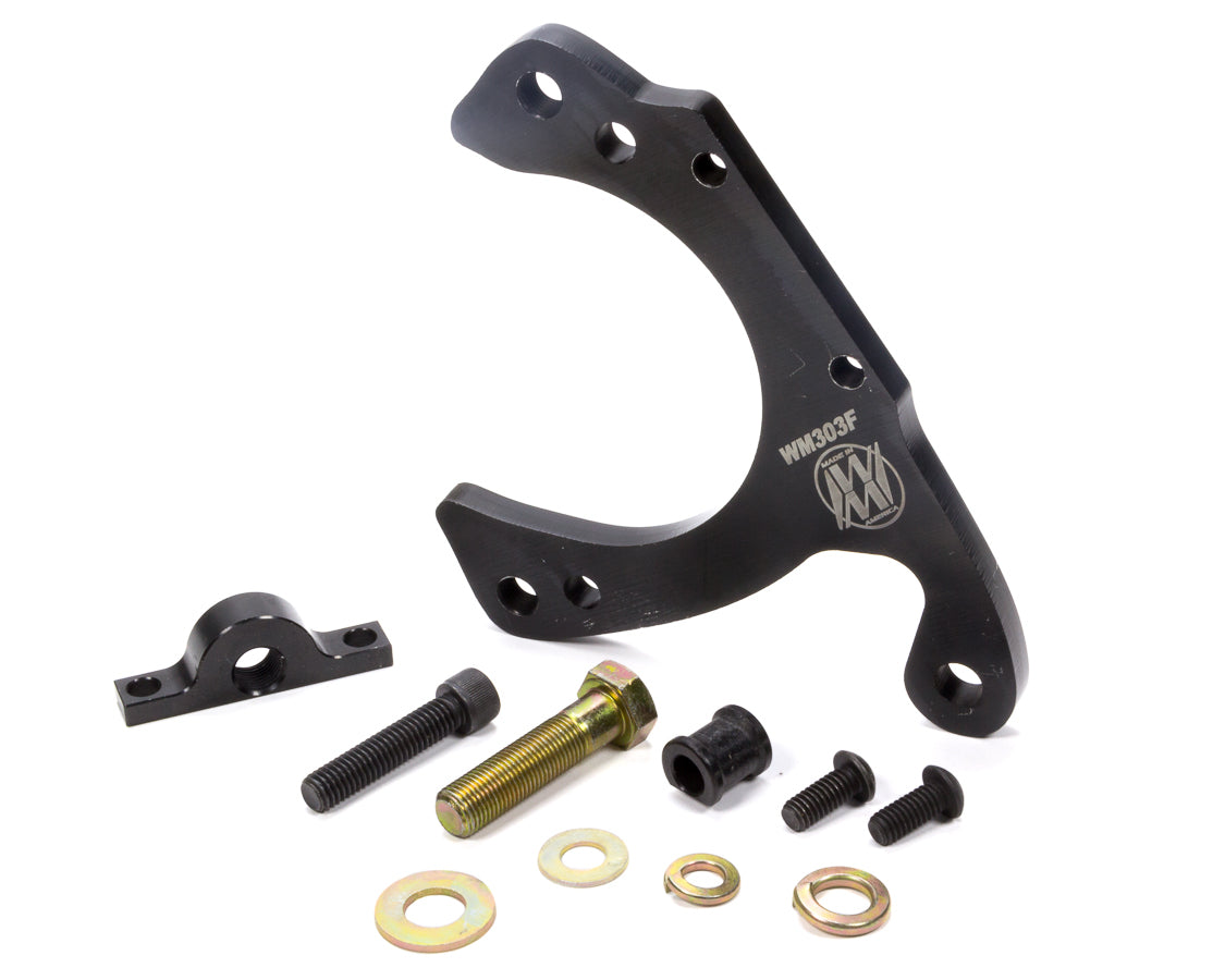 Brake Caliper Bracket - Front - Driver / Passenger Side - Bolt-On - Steel - GM Metric Caliper - Mustang II / Pinto - Each