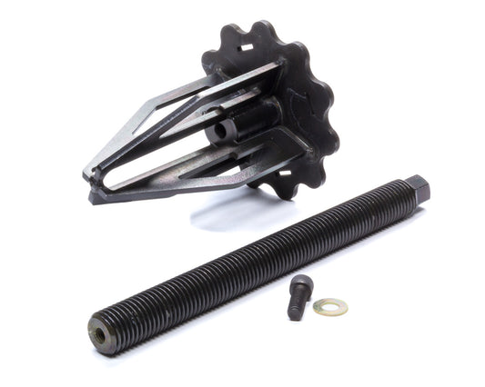 Spring Cup - Extended - Upper - Bolt-On - Rear - Drivers Side - 1-8 in Thread - 11 in Jack Bolt Included - Steel - Black Paint - Sport Modified - 5 in Springs - Each