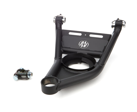 Control Arm - Fabricated - Passenger Side - Lower - Screw-In Ball Joint - Extended 1 in - Steel - Black Powder Coat - GM A-Body 1968-72 - Each