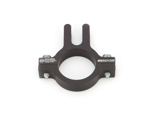 Suspension Limiter Chain Mount - Droop Clamp - Clamp-On - Aluminum - Black Anodized - 1-1/4 in OD Tube - Each