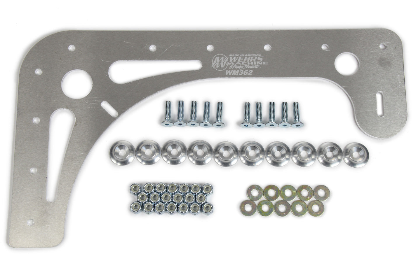 Nose Support - 0.188 in Thick - Hardware Included - Aluminum - Natural - Modified - Kit