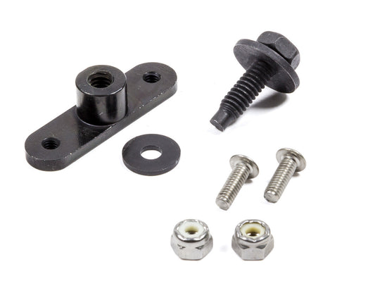 Mud Cover Installation Kit - 1/4-20 in Thread - Screw-In Inserts / Bolts Included - Steel - Natural - Each