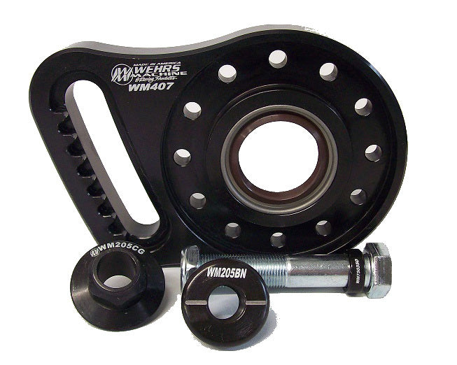 Panhard Bar Bracket - Pinion Mount - Bolt-On - Double Adjustable - Climber Gear / Hardware / Seal Included - Steel - Black Powder Coat - Quick Change - Kit