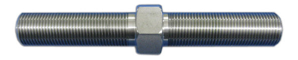 Linkage Adjuster - 3/4-16 in Left Hand Male Thread - 3/4-16 in Right Hand Male Thread - 5-1/2 in Long - Stainless - Natural - Each