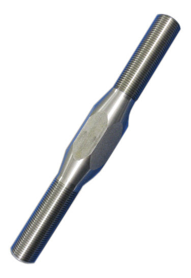 Linkage Adjuster - 3/4-16 in Left Hand Male Thread - 3/4-16 in Right Hand Male Thread - 7-1/2 in Long - Stainless - Natural - Each