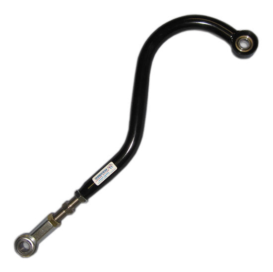 Panhard Bar - J-Style - Adjustable - 18 to 20 in Long - Spherical Rod Ends - Steel - Black Powder Coat - Universal - Each