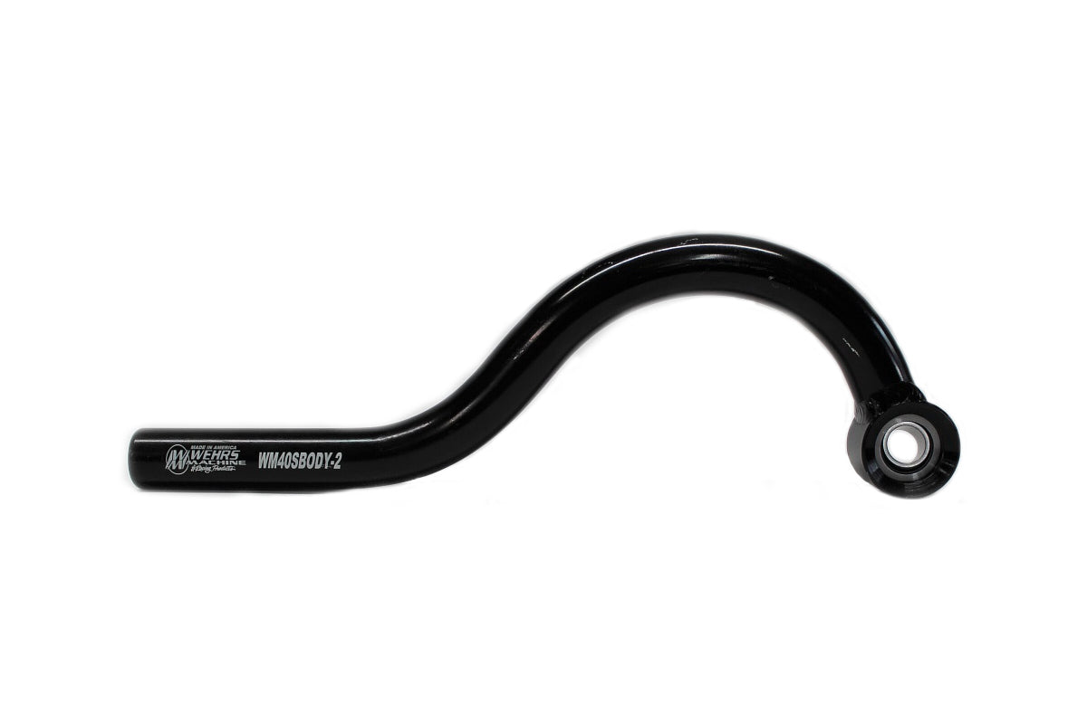 Panhard Bar - J-Style - Adjustable - 15.5 to 17.5 in Long - Spherical Rod Ends - Steel - Black Powder Coat - Universal - Each