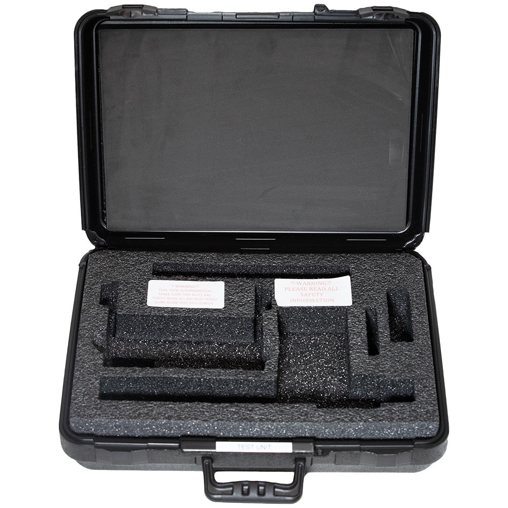 Suspension Load Stick Case - 21 x 16 x 8 in - Foam Lined - Plastic - Black - Each