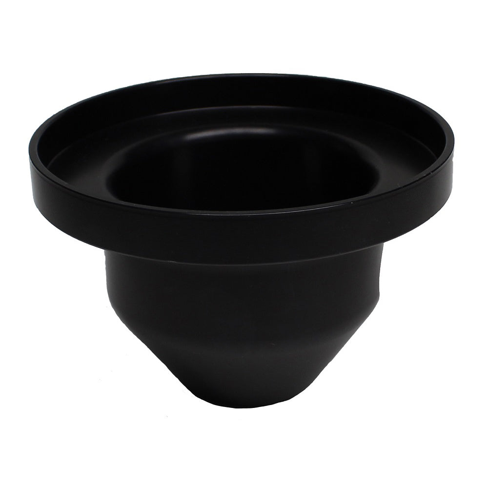 Spring Cup - Lower - 5 in OD Spring - 3 in Lift - Steel - Black Paint - Each