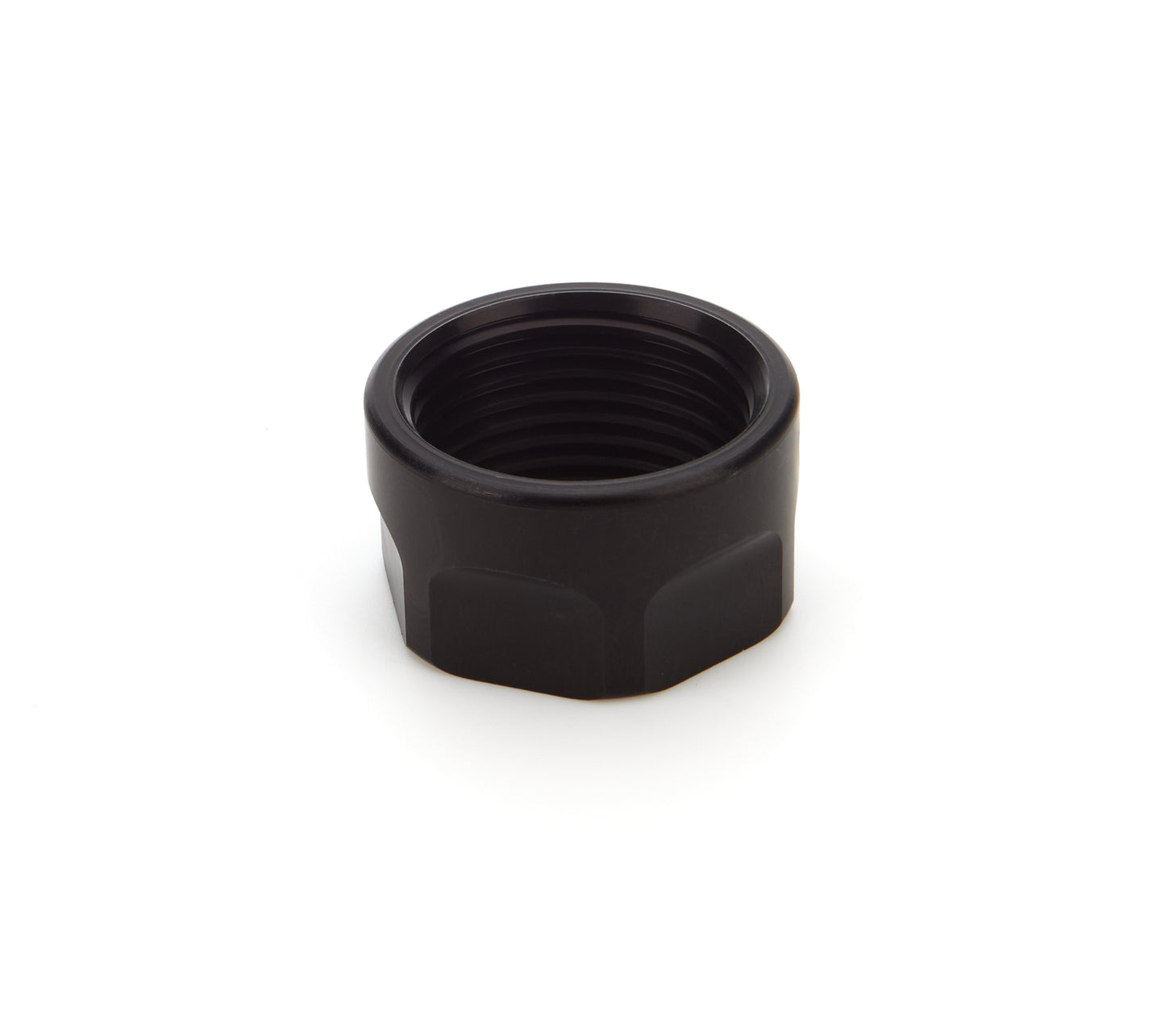 Jam Nut - 1-1/8-12 in Right Hand Thread - Aluminum - Black Anodized - Set of 4