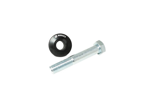 Pinion Spacer - Puck - Bolt Included - Aluminum - Black Anodized - Each