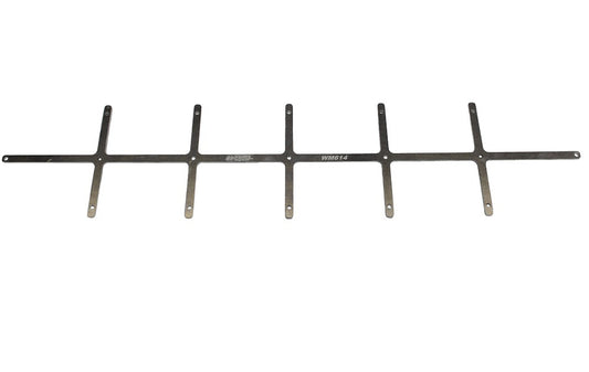 Grille Screen - Brace - Rivet-On - 0.125 in Thick - Aluminum - Natural - Each