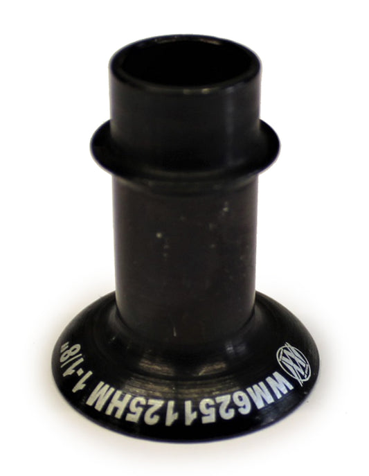 Rod End Bushing - 5/8 to 1/2 in Bore - High Misalignment - 1.125 in Long - Steel - Black Oxide - Each