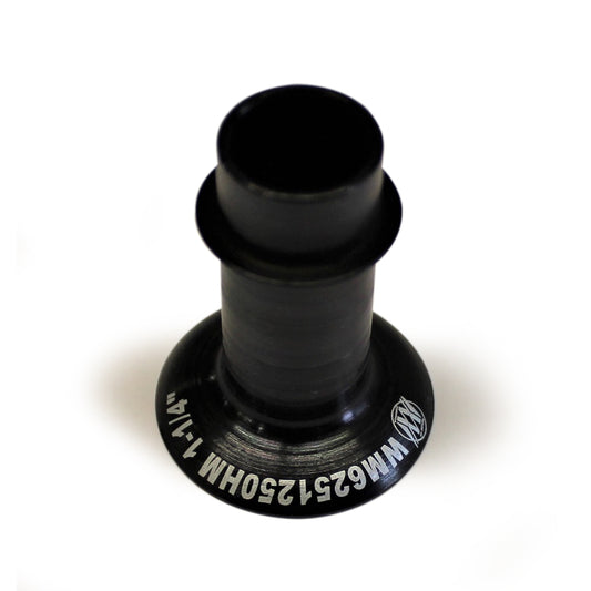 Rod End Bushing - 5/8 to 1/2 in Bore - High Misalignment - 1.250 in Long - Steel - Black Oxide - Each