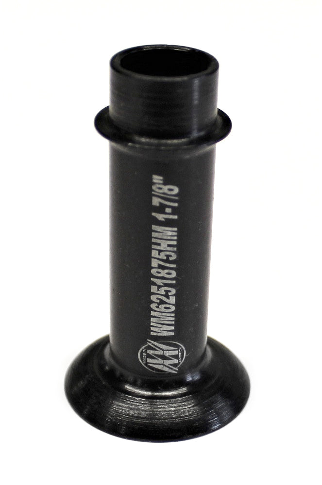 Rod End Bushing - 5/8 to 1/2 in Bore - High Misalignment - 1-7/8 in Long - Steel - Black Oxide - Each