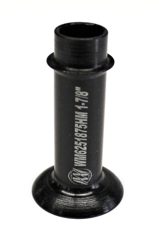Rod End Bushing - 5/8 to 1/2 in Bore - High Misalignment - 1-7/8 in Long - Steel - Black Oxide - Each