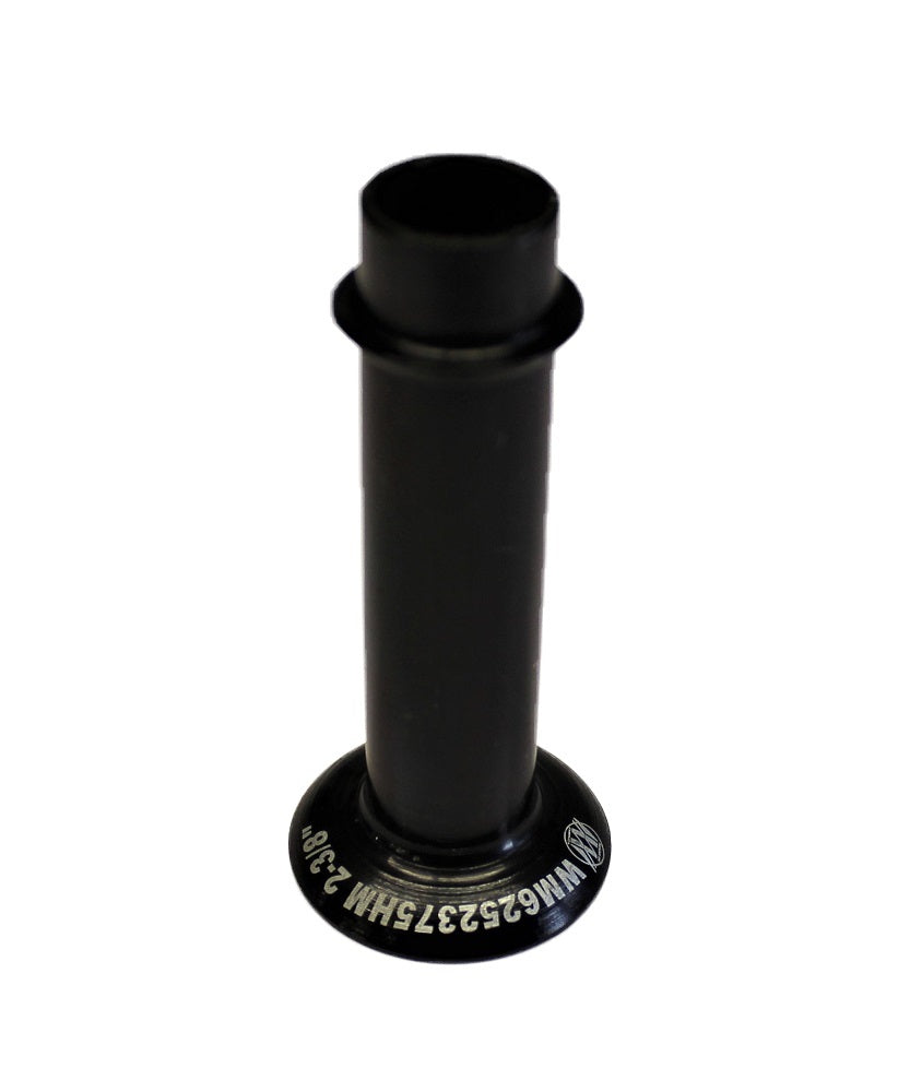 Rod End Bushing - 5/8 in to 1/2 in Bore - High Misalignment - 2-3/8 in Long - Steel - Black Oxide - Each