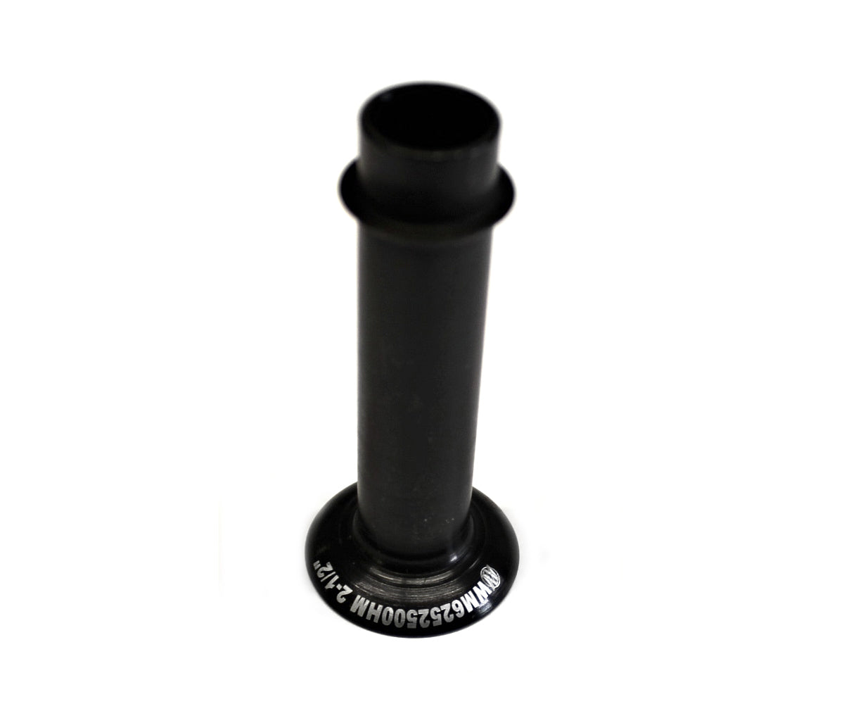 Rod End Bushing - 5/8 to 1/2 in Bore - High Misalignment - 2.500 in Long - Steel - Black Oxide - Each