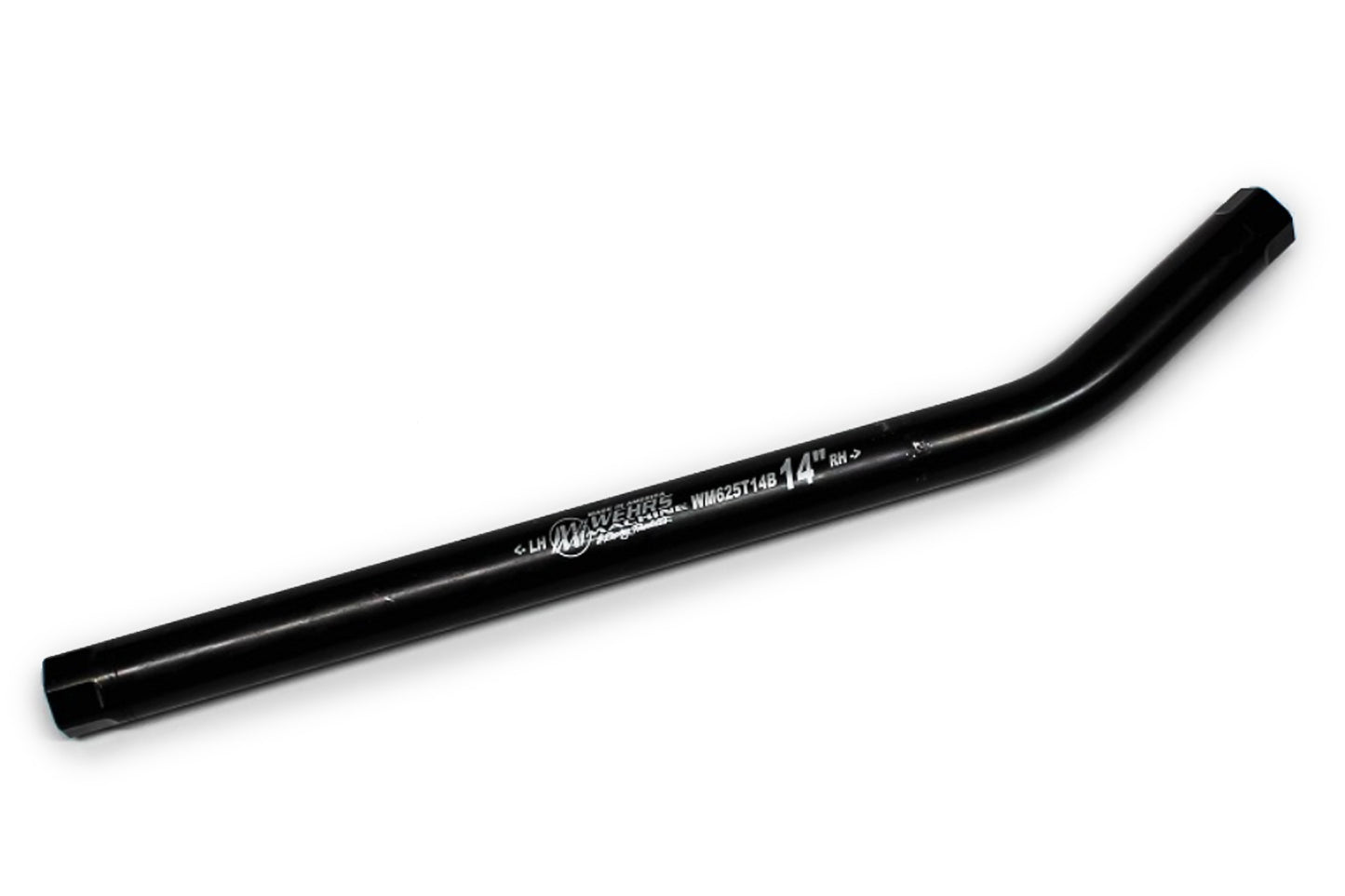 Suspension Tube - Bent - 7/8 in OD - 14 in Long - 5/8-18 in Female Thread - Steel - Black Oxide - Each