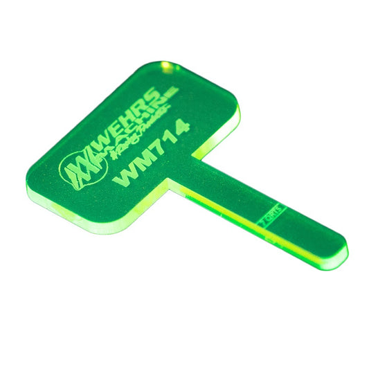 Engine Oil Dipstick - 1.25 in Long - Plastic - Green - Each