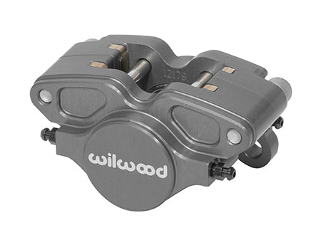 Brake Caliper - GP200 - 2 Piston - Aluminum - Gray Anodized - 11.000 in OD x 0.250 in Thick Rotor - 2.380 in Lug Mount - Each