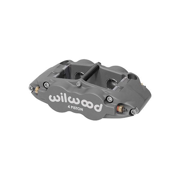 Brake Caliper - Superlite - Driver Side - 4 Piston - Aluminum - Gray Anodized - 14.00 in OD x 1.250 in Thick Rotor - 5.98 in Radial Mount - Each