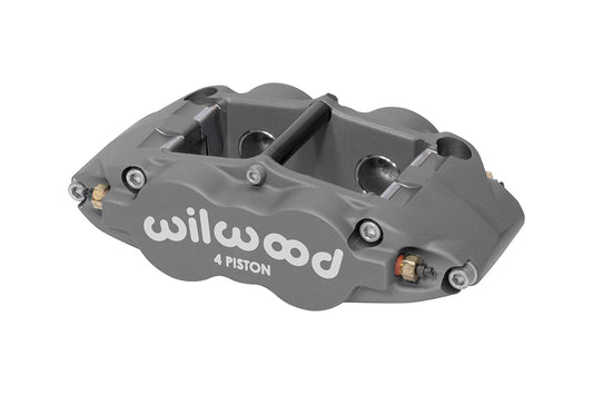 Brake Caliper - Superlite - 4 Piston - Aluminum - Gray Anodized - 14.00 in OD x 1.25 in Thick Rotor - Radial Mount - Each