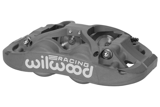 Brake Caliper - XRZero - Passenger Side - Aluminum - Gray Anodized - 14.000 in OD x 1.25 in Thick Rotor - 5.98 in Radial Mount - Each