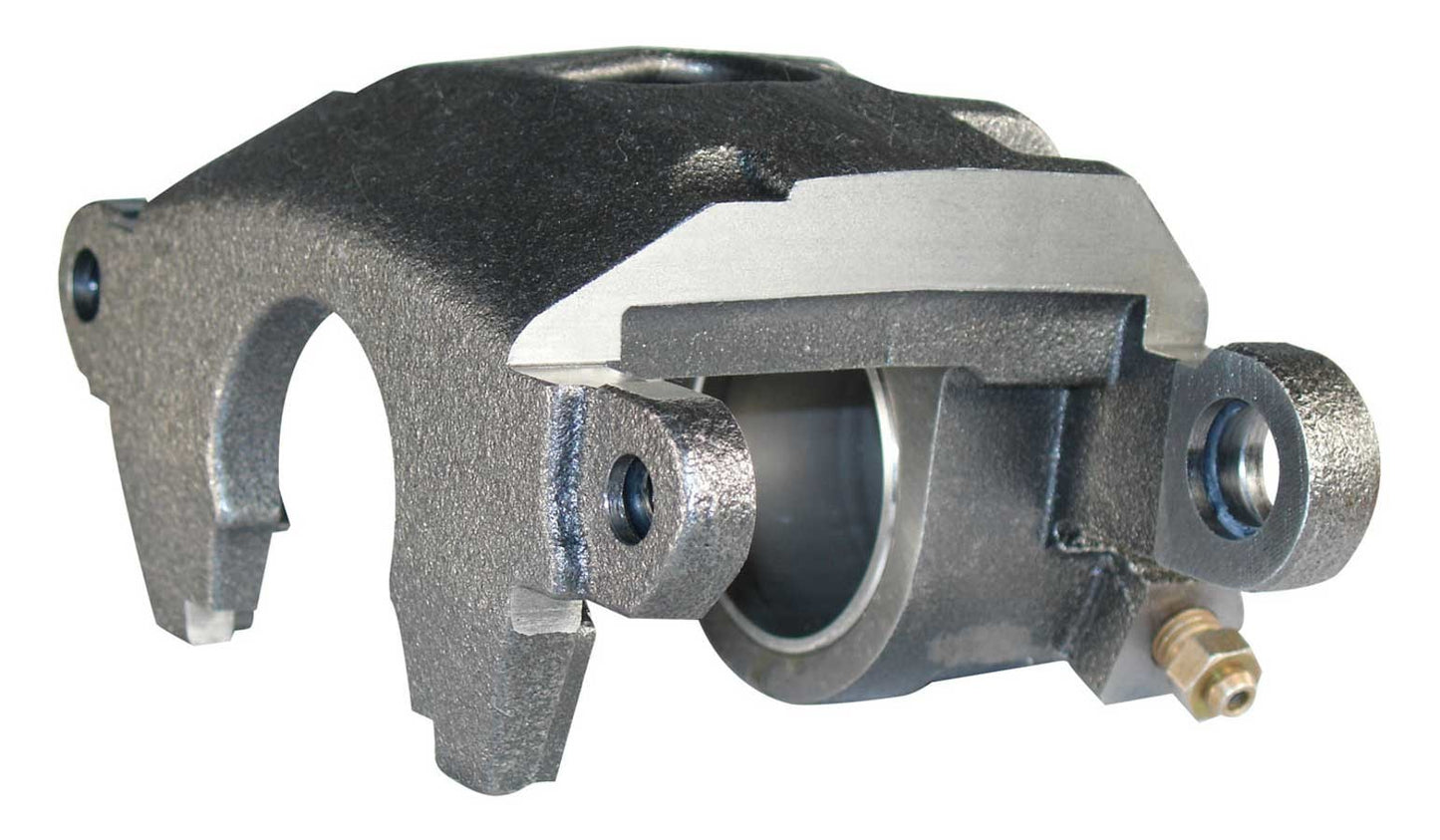 Brake Caliper - GM Metric - 1 Piston - Iron - Natural - 11.750 in OD x 1.040 in Thick Rotor - 5.46 in Floating Mount - Each