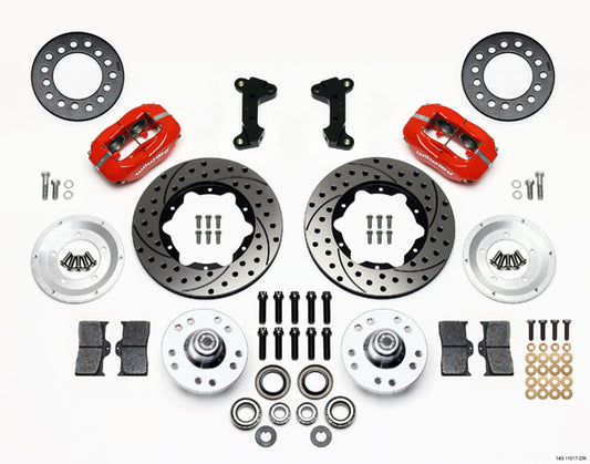 Front Brake Kit Mustang II 74-78 11in Drilled