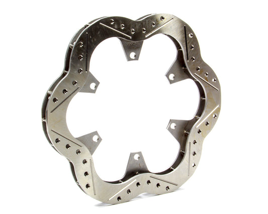 Brake Rotor - Super Alloy - Scalloped - 10.500 in OD - 0.810 in Thick - 6 x 5.500 in Bolt Pattern - Steel - Natural - Each