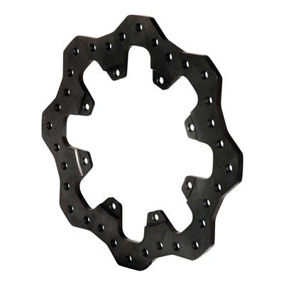 Brake Rotor - Scalloped - 12.190 in OD - 0.350 in Thick - 8 x 7.000 in Bolt Pattern - Steel - Black Oxide - Each