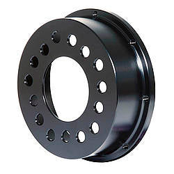 Brake Rotor Hat - 8 x 7.000 in Bolt Pattern - 5 x 4.50 / 4.750 / 5.00 in Wheel Bolt Pattern - 1.960 in Offset - 3.060 in Center - Aluminum - Black Paint - Each