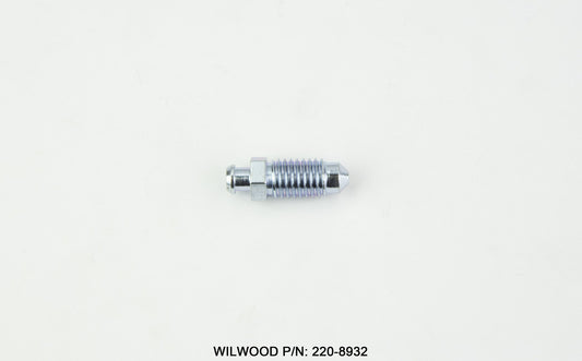 Bleeder Screws - 10 mm x 1.50 Thread - Steel - Zinc Plated - Wilwood Metric D152 Calipers - Each