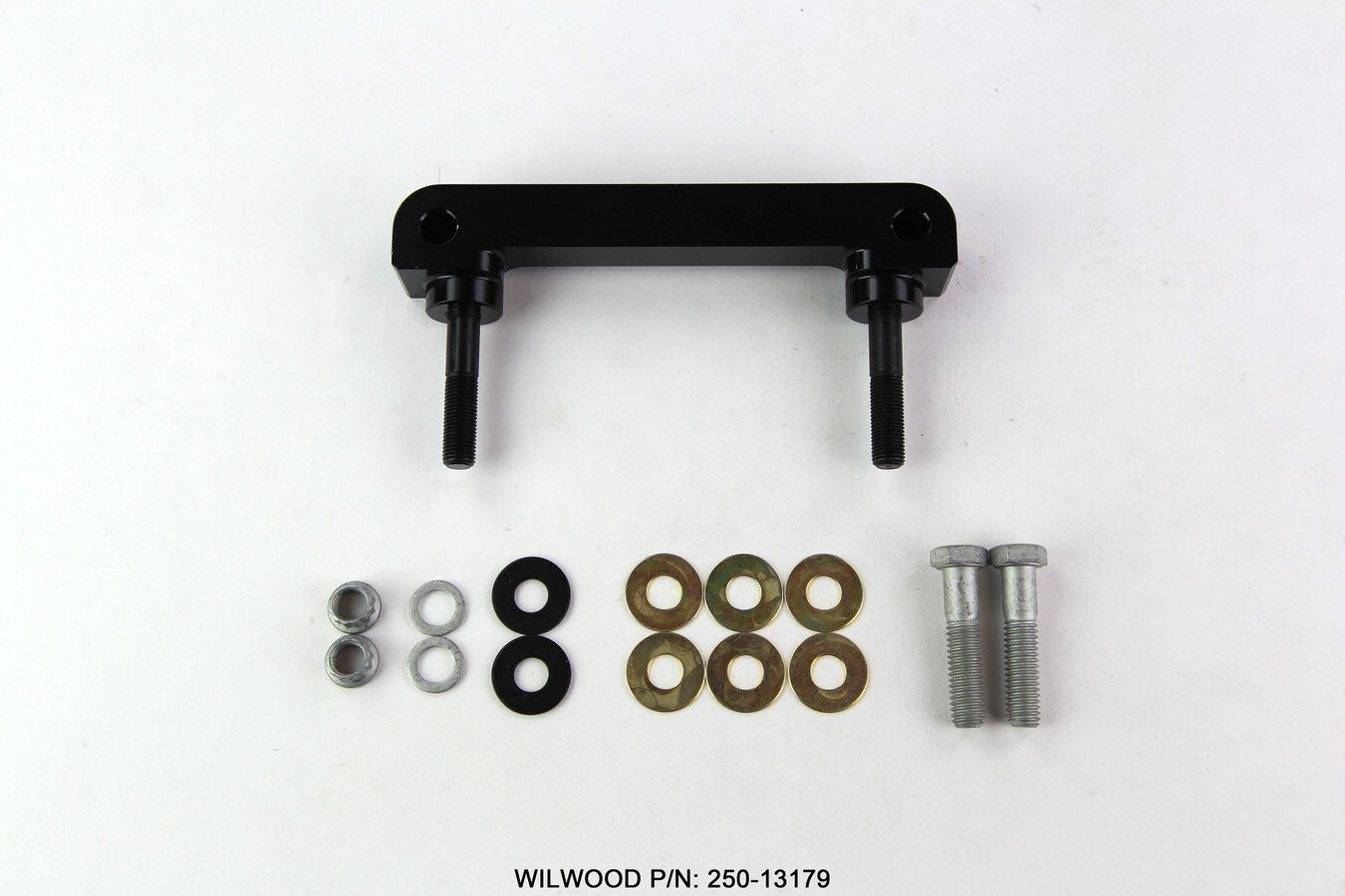 Brake Caliper Bracket - 3.50 in Radial Mount - Billet Aluminum - Black Anodized - Billet Dynalite Calipers - Each