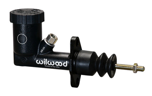 Master Cylinder - GS Compact - 0.625 in Bore - 1.25 in Stroke - Integral Reservoir - Aluminum - Black Paint - Kit