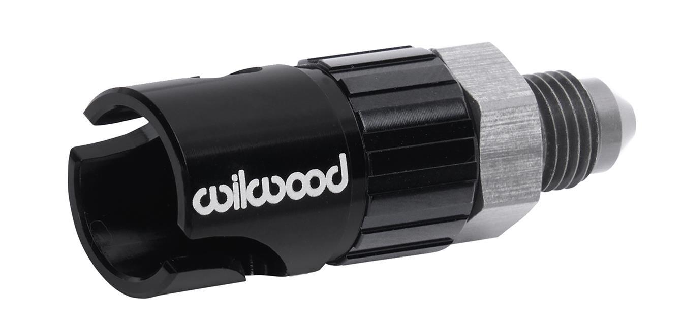 Fitting - Quick Disconnect - 3 AN Male to Female Quick Disconnect - Aluminum - Black Anodized - Each