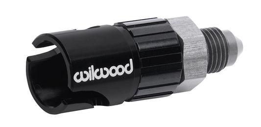 Fitting - Quick Disconnect - 3 AN Male to Female Quick Disconnect - Aluminum - Black Anodized - Each