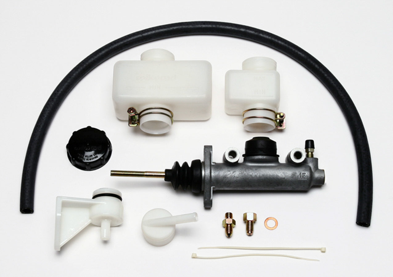 Master Cylinder - 0.75 in Bore - 1.100 in Stroke - Direct or Remote Reservoir - Aluminum - Natural - Kit