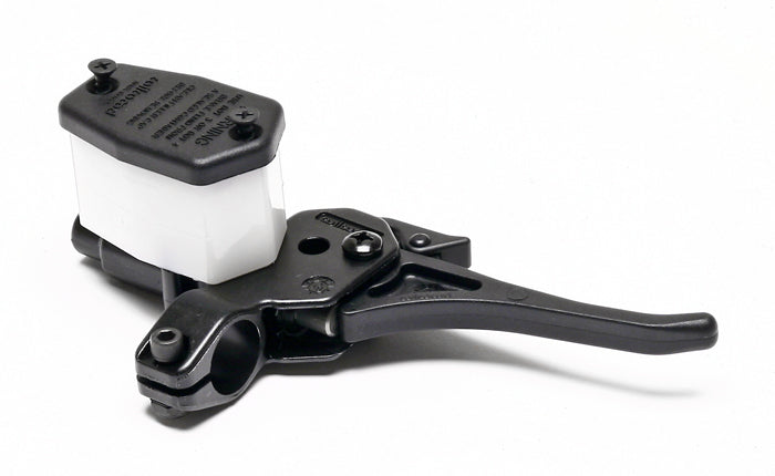 Master Cylinder - Handlebar Mount - Right Side - 0.625 in Bore - 0.45 in Stroke - Integral Reservoir - Aluminum / Plastic - Kit