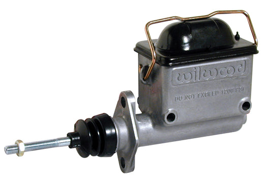 Master Cylinder - High Volume - 0.875 in Bore - 1.430 in Stroke - Integral Reservoir - Aluminum - Natural - Kit