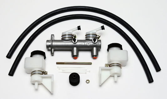 Master Cylinder - Tandem - 1 in Bore - 1.100 in Stroke - Direct / Remote Reservoir - Aluminum - Natural - Kit