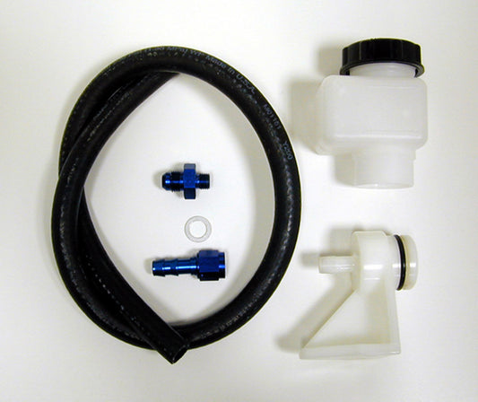 Master Cylinder Reservoir - Remote Mount - 4 oz - Plastic Reservoir - Fittings / Cap / Bracket / 30 in Hose Included - Wilwood Master Cylinders - Each