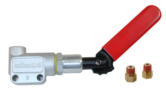 Proportioning Valve - 1/8 in NPT Female Inlet - 1/8 in NPT Female Outlet - Adjustable 100-1000 psi - Lever Type - Aluminum - Clear Anodized - Each