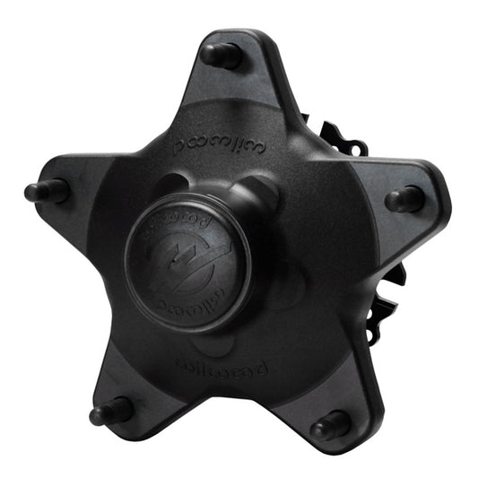 Wheel Hub - Front - Starlite 55-XD - Wide 5 - Dynamic Adapter Mount - Aluminum - Black Paint - Each